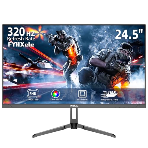 FYHXele 24.5 Inch Gaming Monitor 320Hz